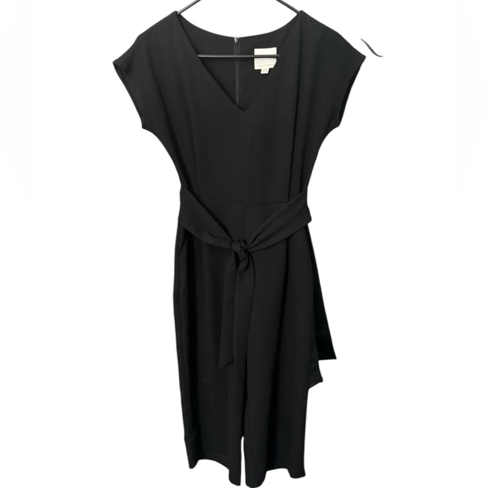 Anthropologie black cropped